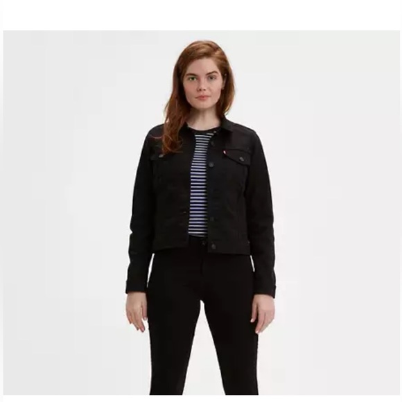 LEVI’S ORIGINAL TRUCKER JACKET in Black - Picture 2 of 7